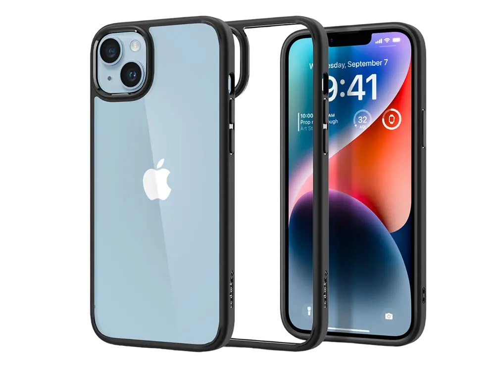 Spigen iPhone 14 Plus, Ultra Hybrid, Matte Black