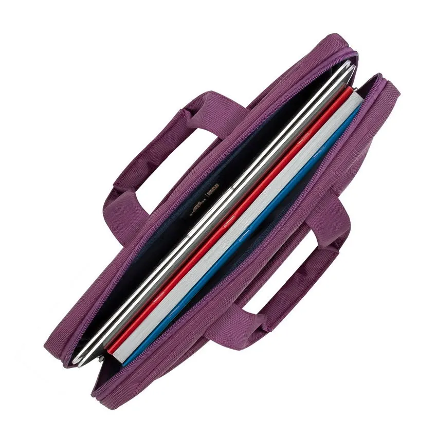 Geantă pentru Laptop RivaCase Central, 13.3", Poliester, Violet