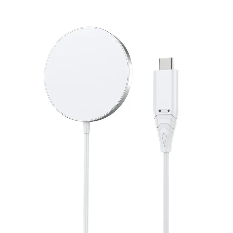 Încărcător wireless Choetech H046 + T518-F, 15 W, Alb