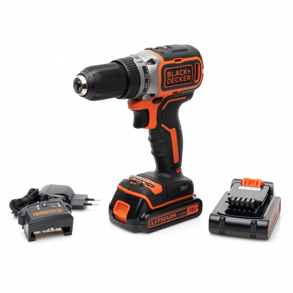 Аккумуляторная дрель-шуруповерт Black+Decker BL186KB-QW