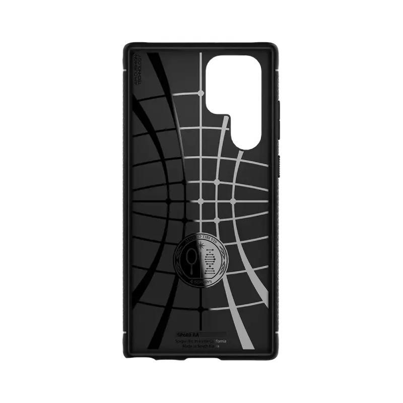Spigen Samsung S22 Ultra, Rugged Armor, Matte Black