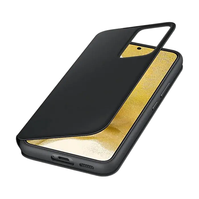 Husă tip carte Samsung Smart Clear View Cover for Galaxy S22, Negru