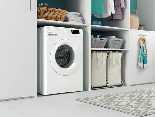 Mașină de spălat Indesit OMTWE 71483 W EU, 7kg, Alb
