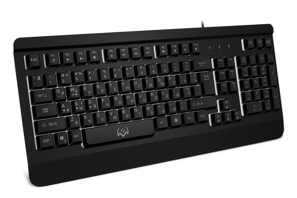 Tastatură SVEN KB-G9450, Cu fir, Negru