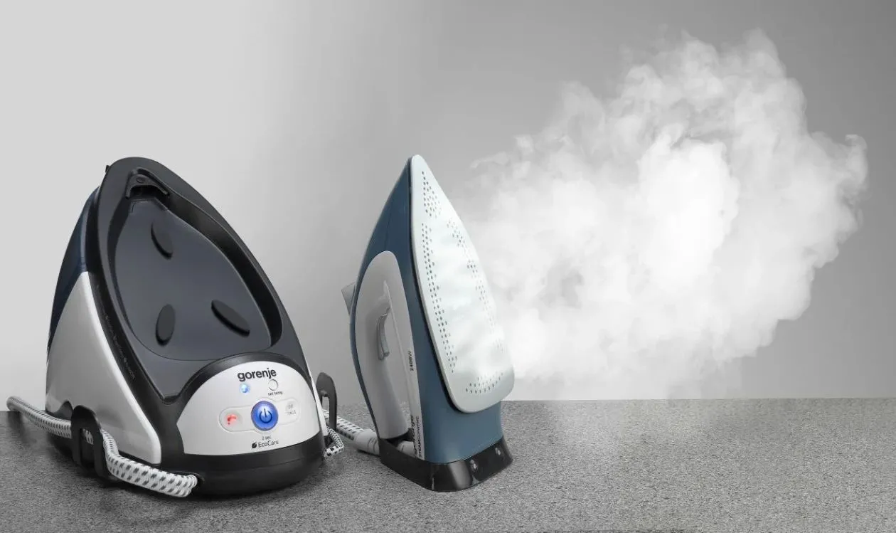 Fier de călcat cu generator de abur Gorenje SGH2400BB, 2400W, Albastru deschis