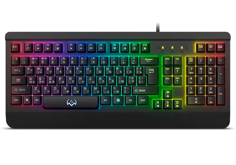 Tastatură SVEN KB-G9450, Cu fir, Negru