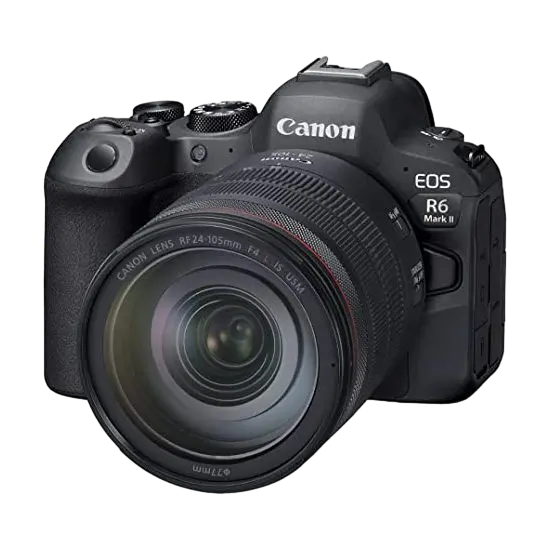 Aparat Foto Mirrorless Canon EOS R6 MkII RF 24-105 L IS, Negru