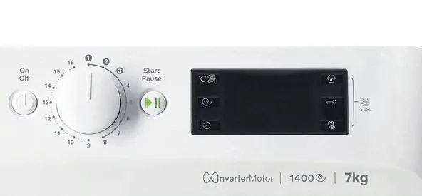 Mașină de spălat Indesit OMTWE 71483 W EU, 7kg, Alb