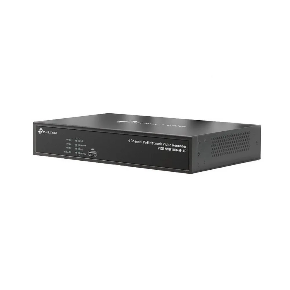 Înregistrator video TP-LINK VIGI NVR1004H-4P, Negru