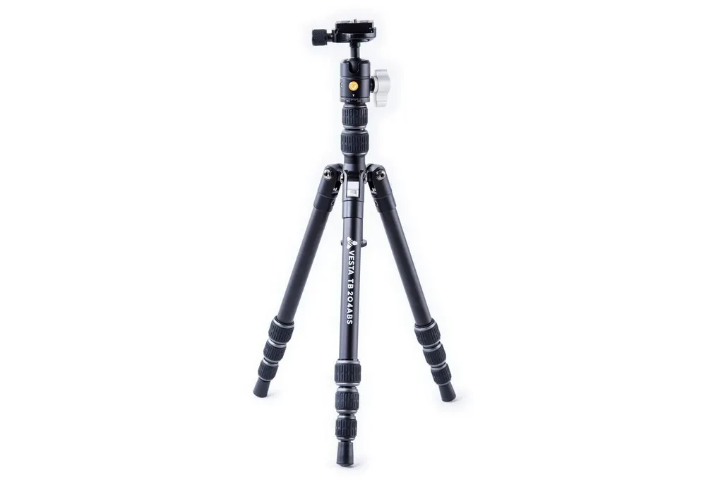 Tripied Foto-Video Vanguard VESTA TB 204ABS, Cap trepied de minge, Negru