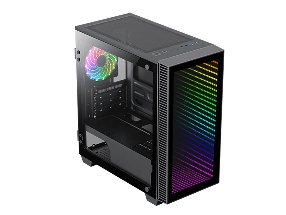 Carcasă PC Gamemax H608, Mini-Tower, ATX, Negru