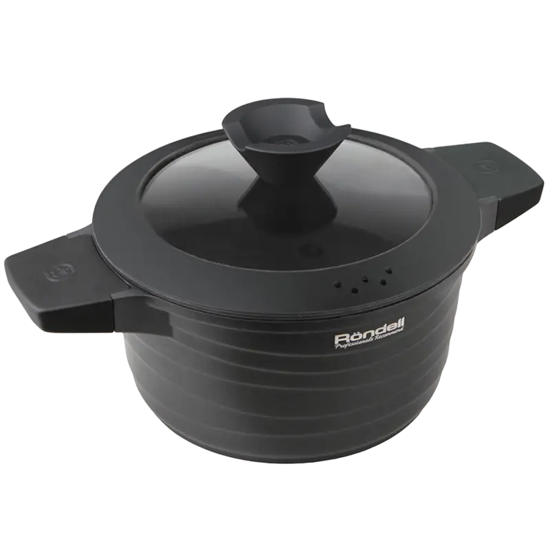 Кастрюля Rondell RDA-765, 2,7л, Чёрный