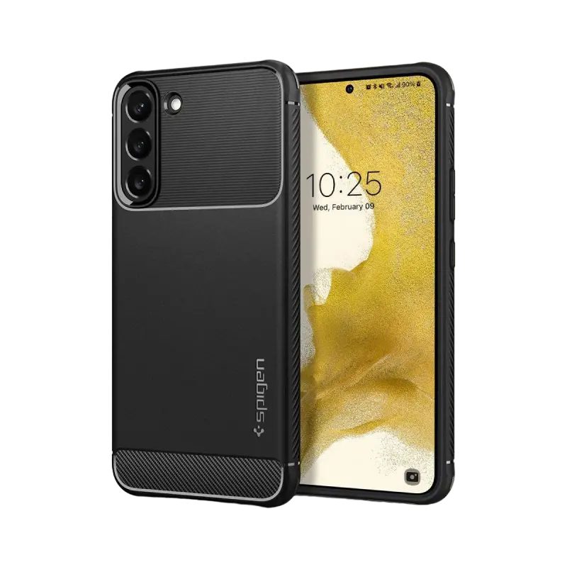 Spigen Samsung S22+, Rugged Armor, Matte Black