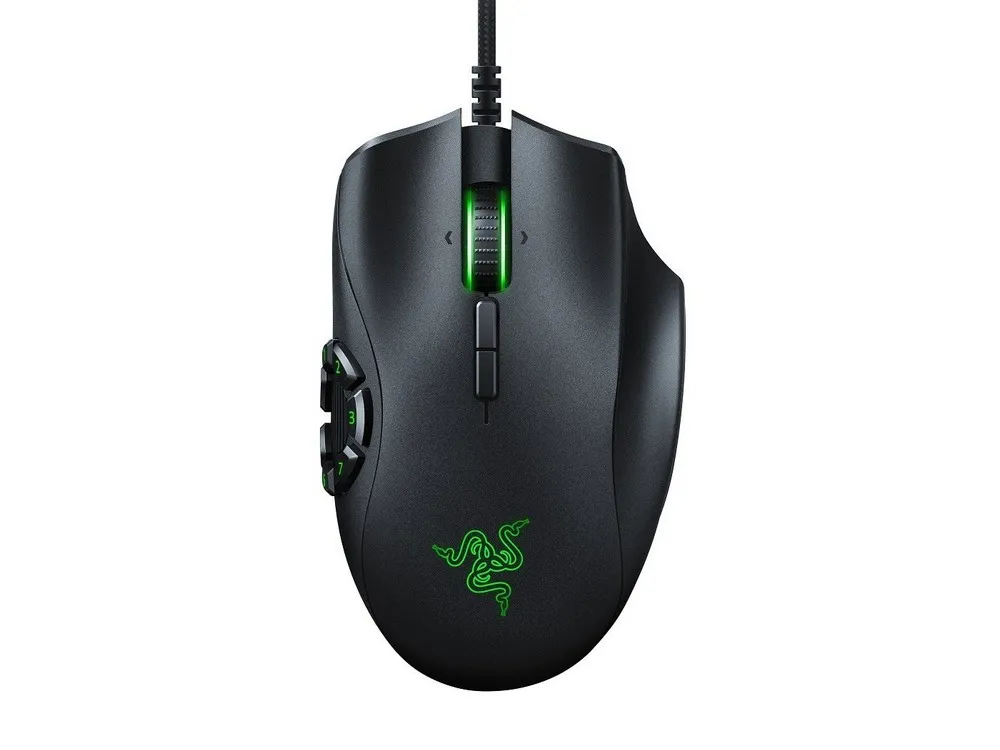 Gaming Mouse Razer Naga Trinity, 16k dpi, 19 buttons, 50G, 450IPS, 120g, RGB, USB, Black
