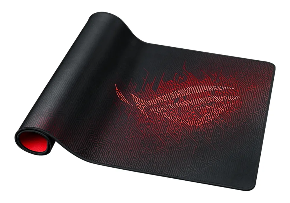 Mouse Pad pentru jocuri ASUS ROG Sheath, Extra Large, Negru/Rosu