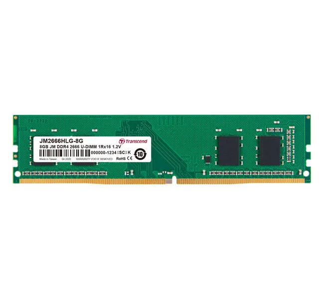 Memorie RAM Transcend JM2666HLG-8G, DDR4 SDRAM, 2666 MHz, 8GB, JM2666HLG-8G