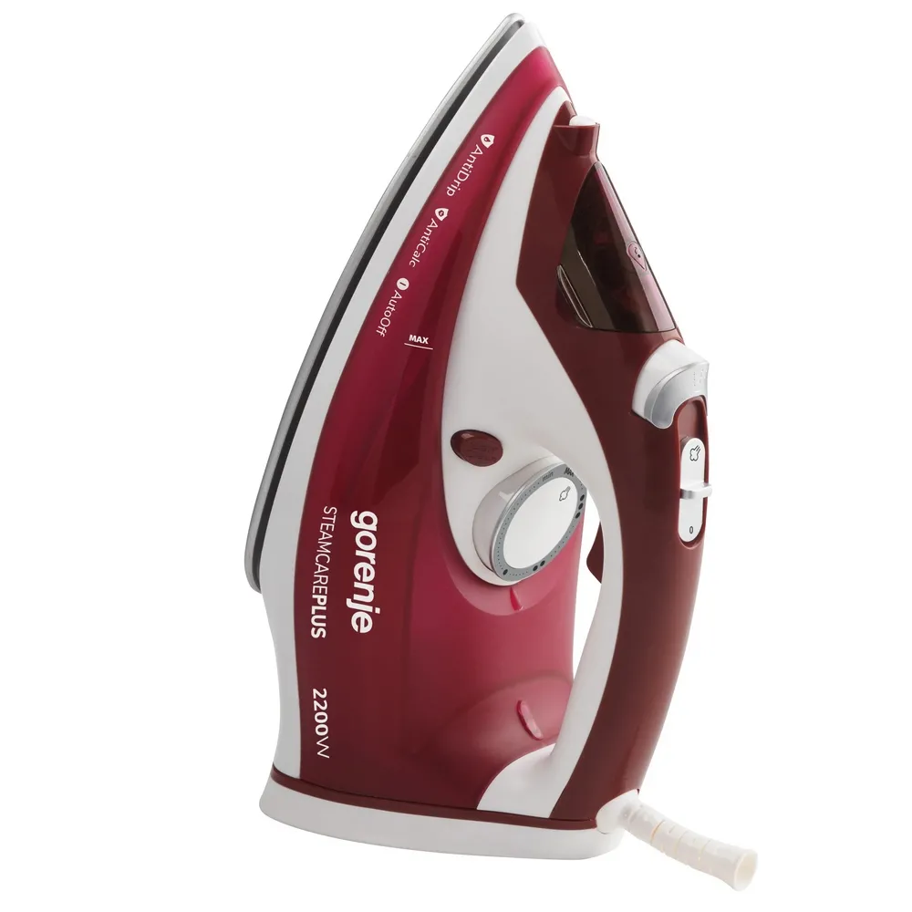 Fier de călcat Gorenje SIH2200RBC, 2200W, Roșu