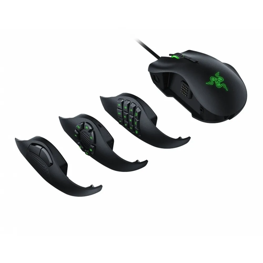 Gaming Mouse Razer Naga Trinity, 16k dpi, 19 buttons, 50G, 450IPS, 120g, RGB, USB, Black