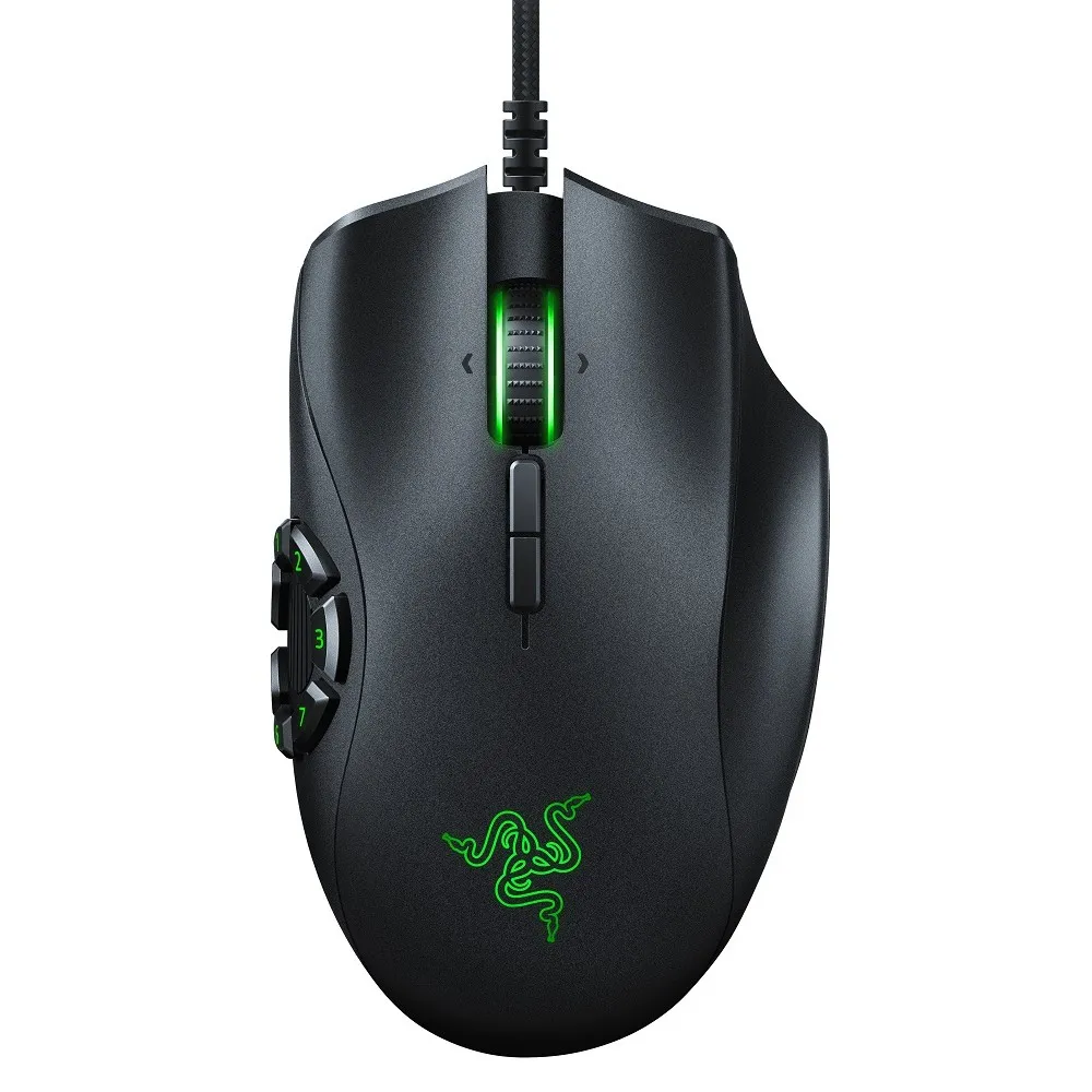 Gaming Mouse Razer Naga Trinity, 16k dpi, 19 buttons, 50G, 450IPS, 120g, RGB, USB, Black