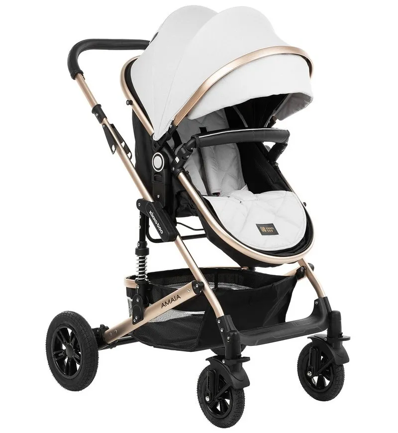 Cărucior 3-în-1 Kikka Boo Amaia, Gri