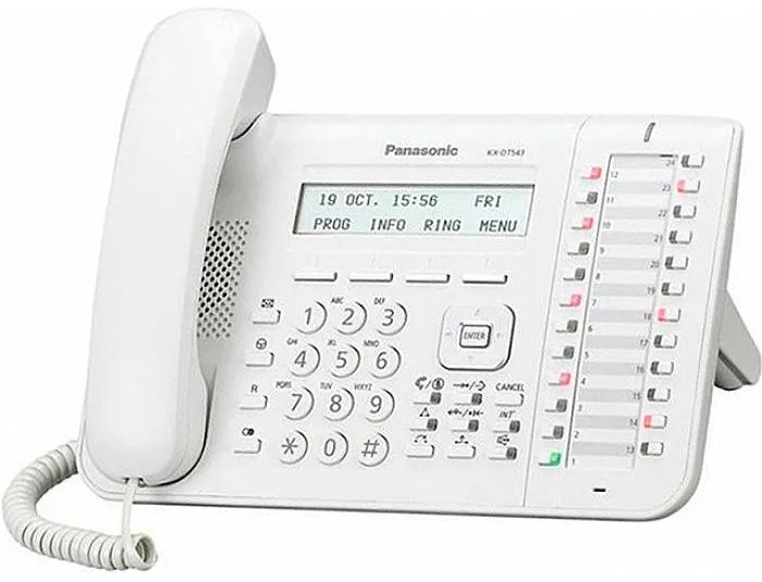 Telefon digital Panasonic KX-DT543RU, Alb