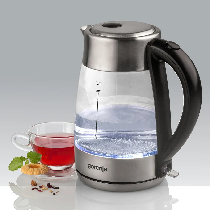 Fierbător electric Gorenje K17GE, Argintiu