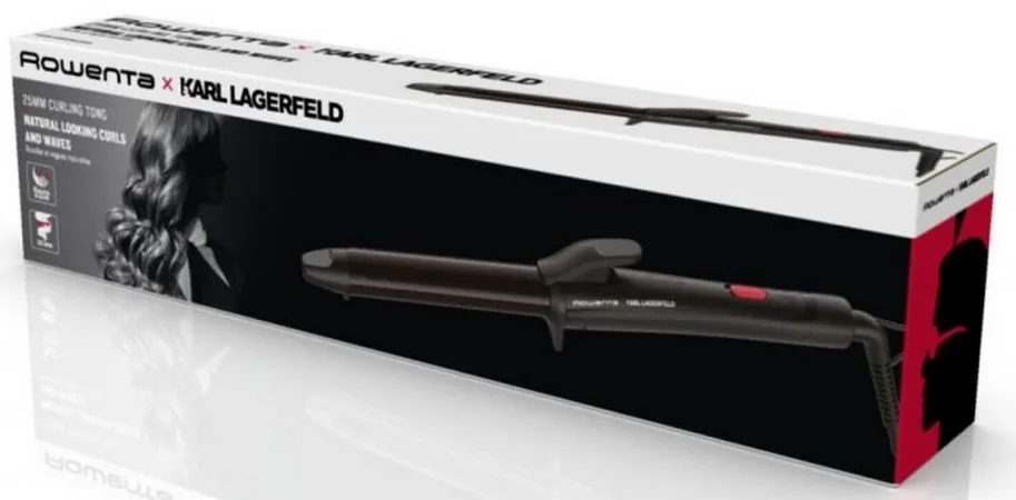 Плойка Rowenta Karl Lagerfeld Curling Tong CF321LF0, Чёрный