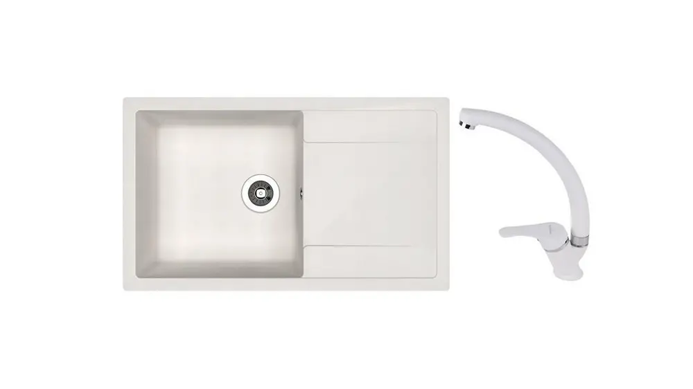 НАБОР мойка Dr Gans Techno 860 + SanDonna F 1069 alb