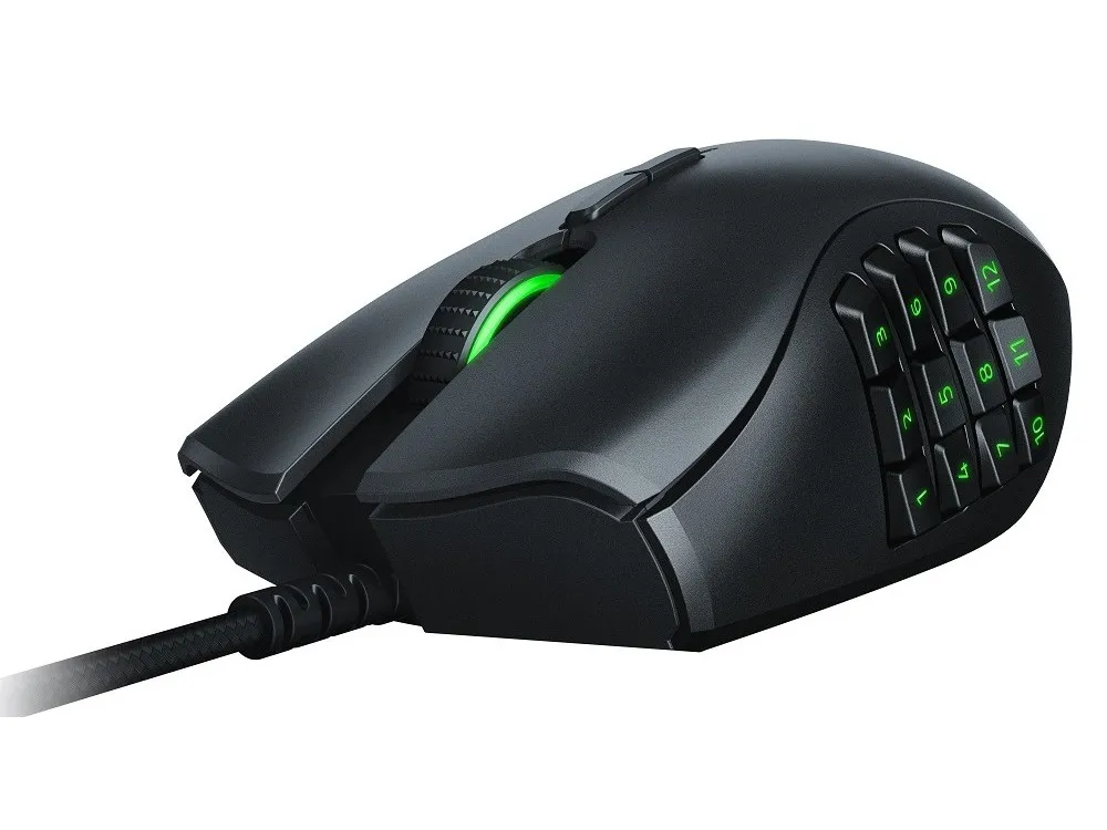 Gaming Mouse Razer Naga Trinity, 16k dpi, 19 buttons, 50G, 450IPS, 120g, RGB, USB, Black