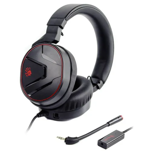 Căști gaming Bloody G600i, USB, Negru