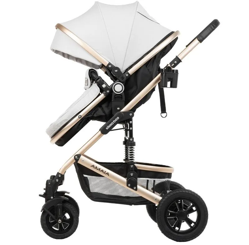 Cărucior 3-în-1 Kikka Boo Amaia, Gri