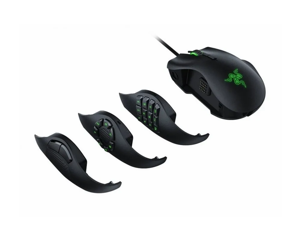 Gaming Mouse Razer Naga Trinity, 16k dpi, 19 buttons, 50G, 450IPS, 120g, RGB, USB, Black