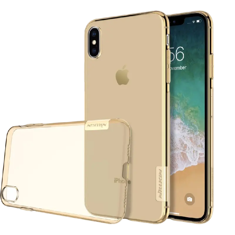 Чехол Nillkin iPhone XS/X - Ultra thin TPU - Nature, Коричневый