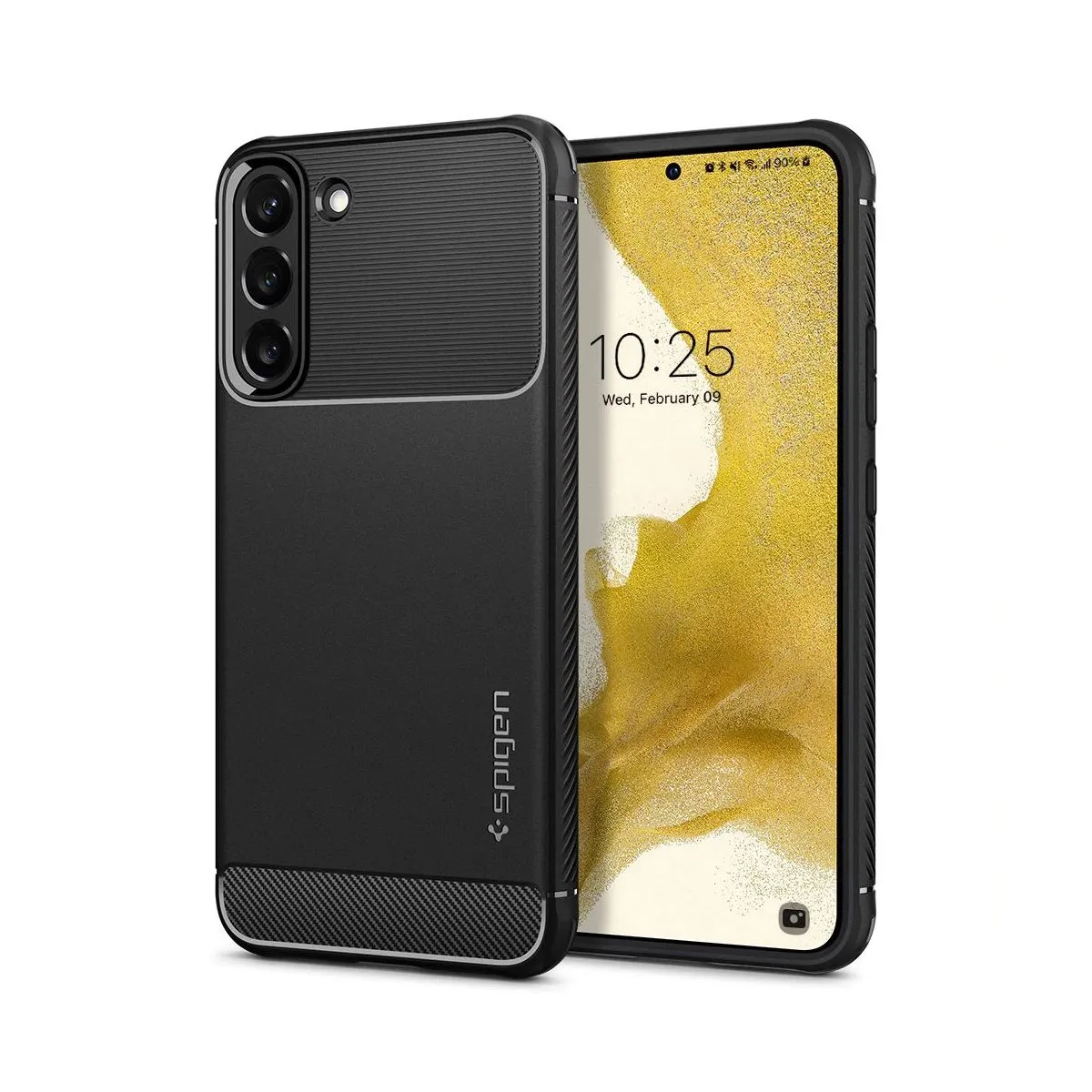 Spigen Samsung S22+, Rugged Armor, Matte Black