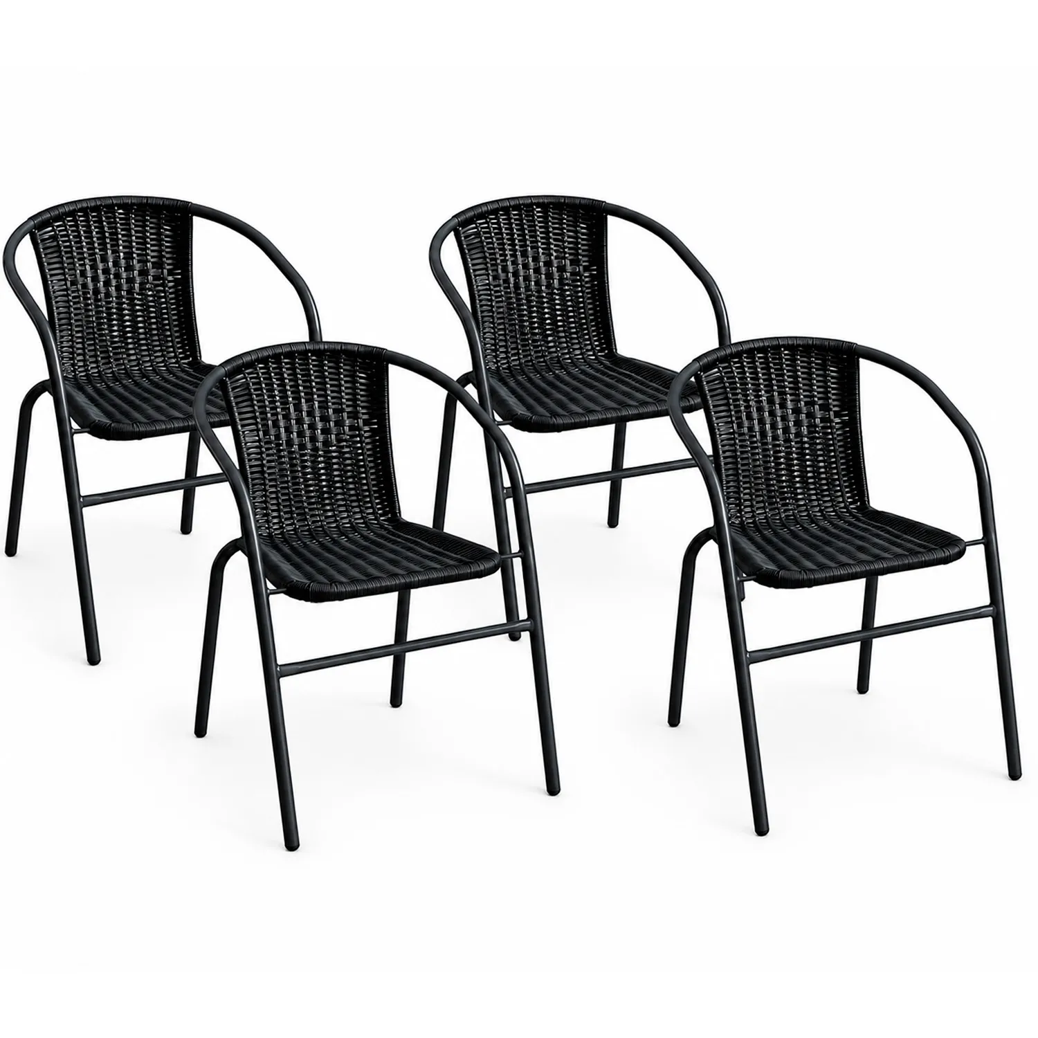 TikTok Scaun Bistro WALTZ  (negru) 4 buc