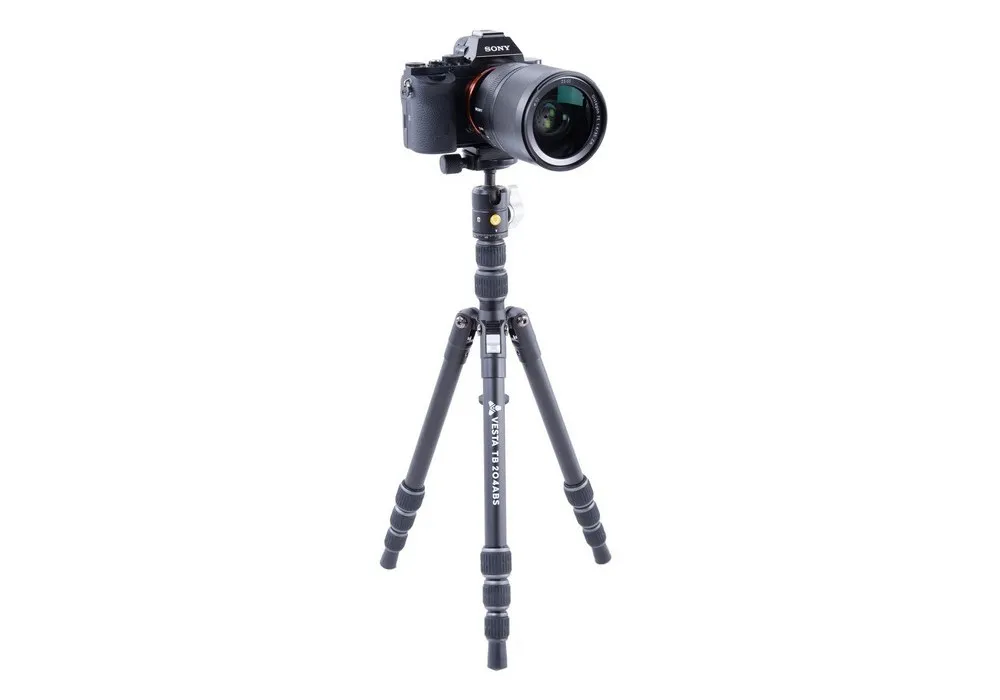 Tripied Foto-Video Vanguard VESTA TB 204ABS, Cap trepied de minge, Negru