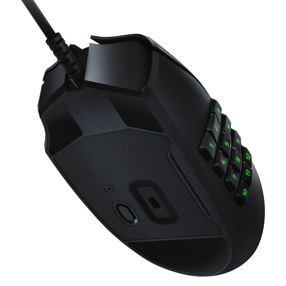 Gaming Mouse Razer Naga Trinity, 16k dpi, 19 buttons, 50G, 450IPS, 120g, RGB, USB, Black