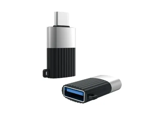 Adaptor USB XO NB149F, USB Type-A (F)/USB Type-C, Negru