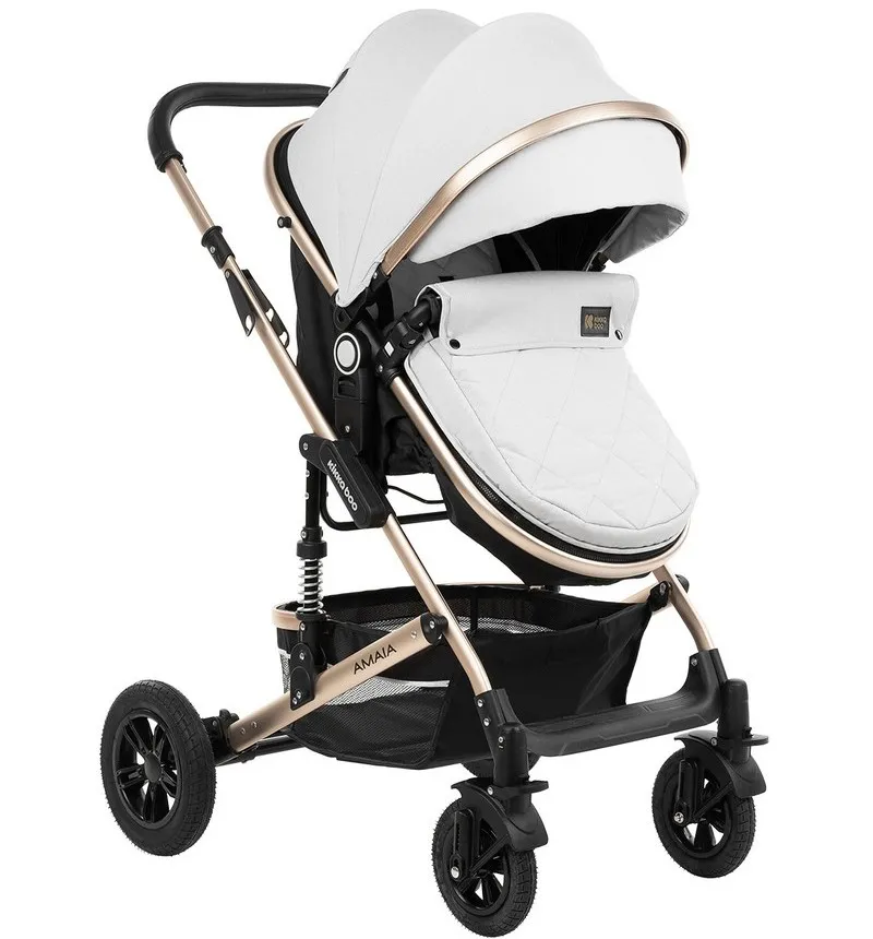 Cărucior 3-în-1 Kikka Boo Amaia, Gri