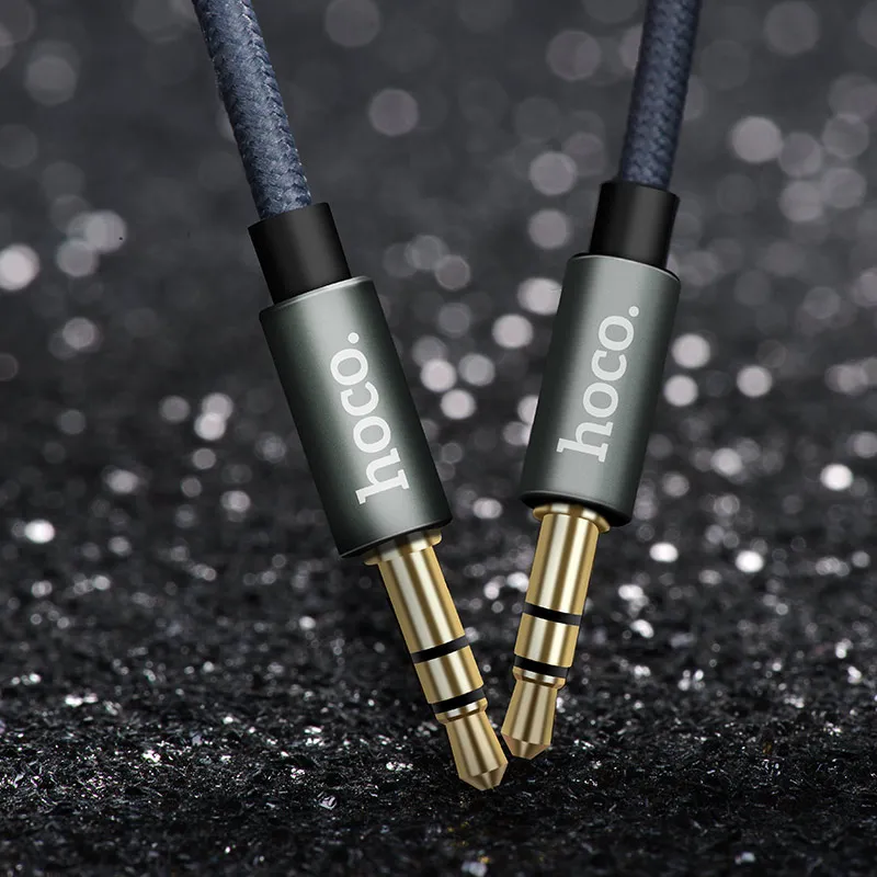 Cablu audio Hoco UPA03, 3.5 mm - 3.5 mm, 1m, Negru