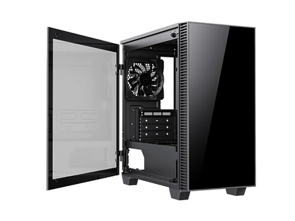 Carcasă PC Gamemax H608, Mini-Tower, ATX, Negru