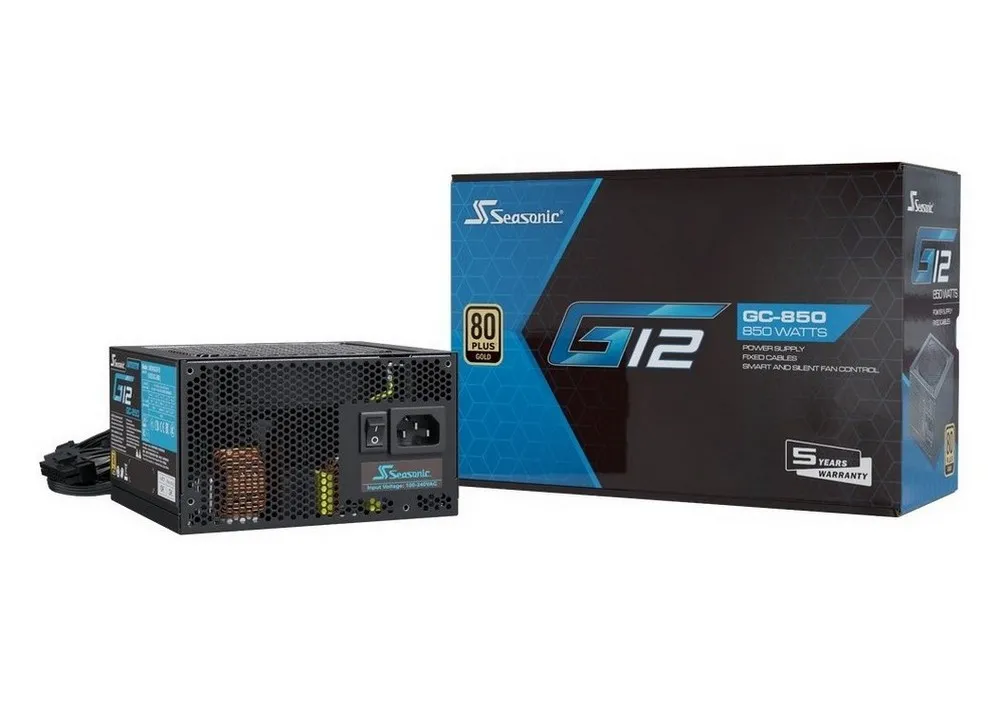 Блок питания для компьютеров Seasonic G12 GC-850, 850Вт, ATX