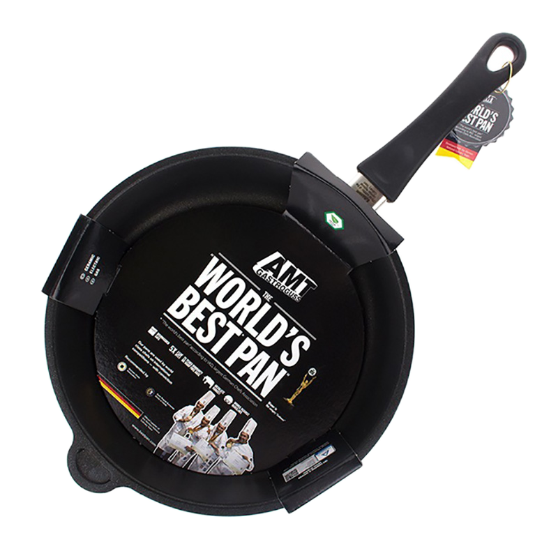 Сотейник AMT Gastroguss AMT-728-E, 3,8л, 28см, Чёрный