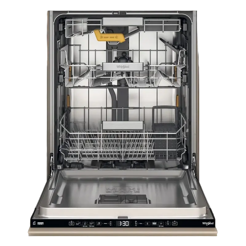 Mașină de spălat vase Whirlpool W8I HP58 T, Negru