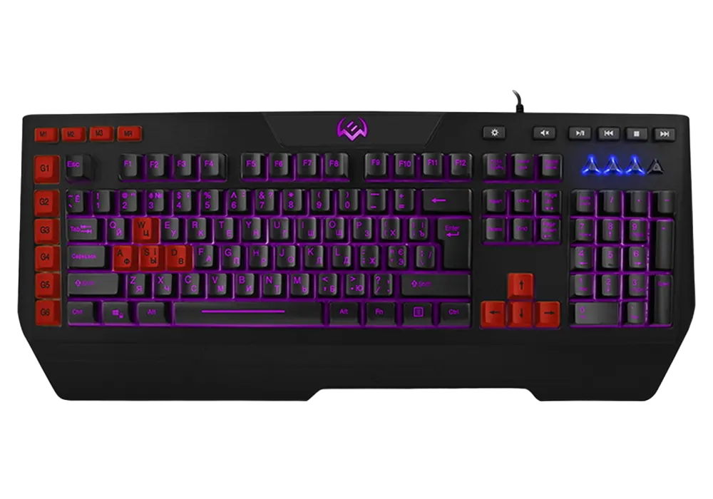 Tastatură SVEN KB-G9600, Cu fir, Negru