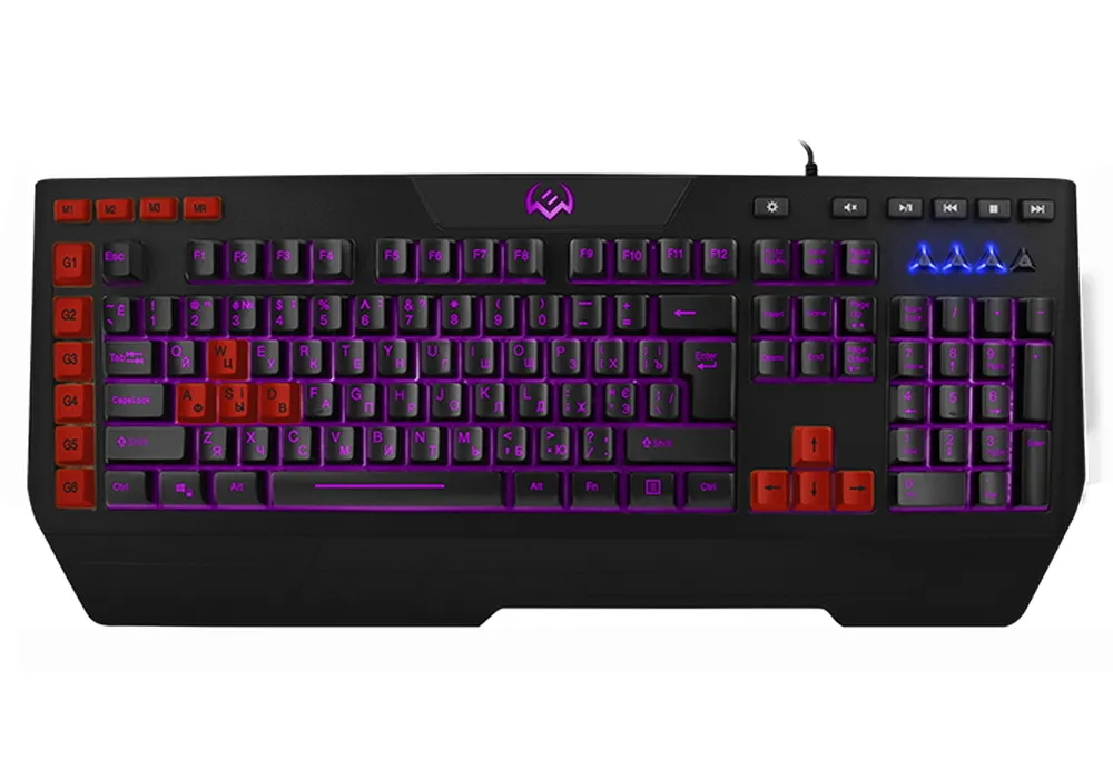 Tastatură SVEN KB-G9600, Cu fir, Negru