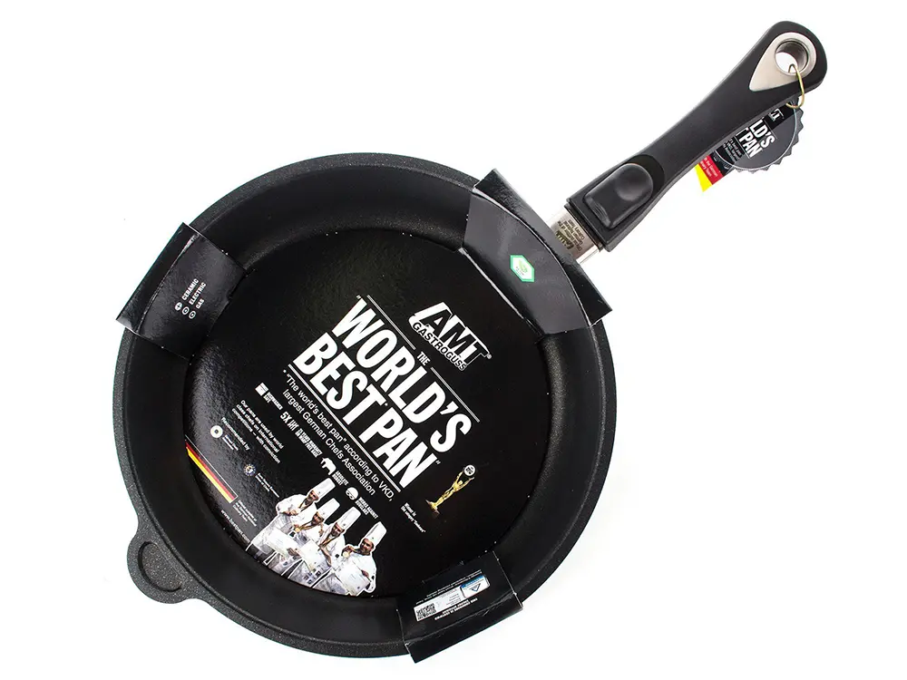 Сотейник AMT Gastroguss AMT-728-E, 3,8л, 28см, Чёрный