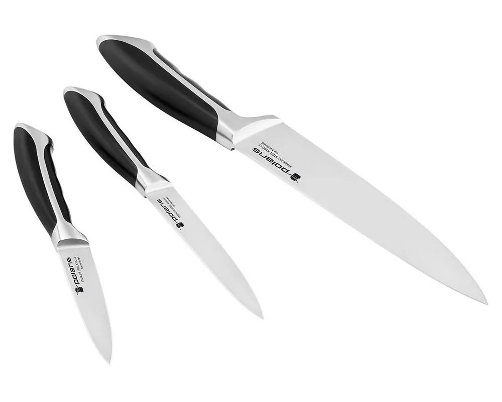 Set de Cuțite Polaris Millennium-3SS, Negru