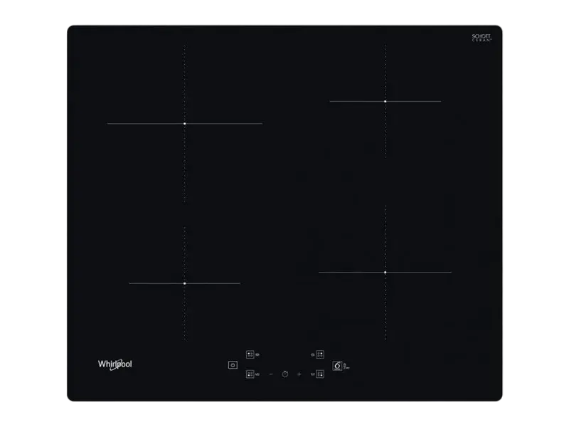 Plită cu inducție Whirlpool WS Q7360 NE, Negru