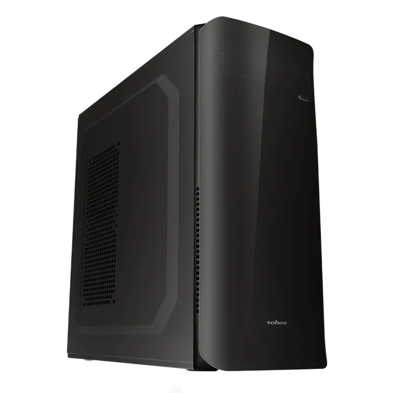 Carcasă PC Sohoo 5910BK, Micro-ATX, ATX, Negru